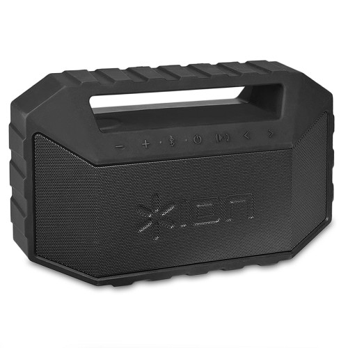 Ion iSP56 Plunge Waterproof Bluetooth Wireless Stereo Boombox w/Built-in Mic & 3.5mm Aux Jack (Black) - 20Hr Battery - B