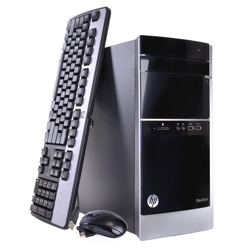 HP 500-437c Fusion Quad-Core A8-6410 2.0GHz 8GB 1TB DVD±RW W8.1 Desktop PC w/DVI & Wireless-N