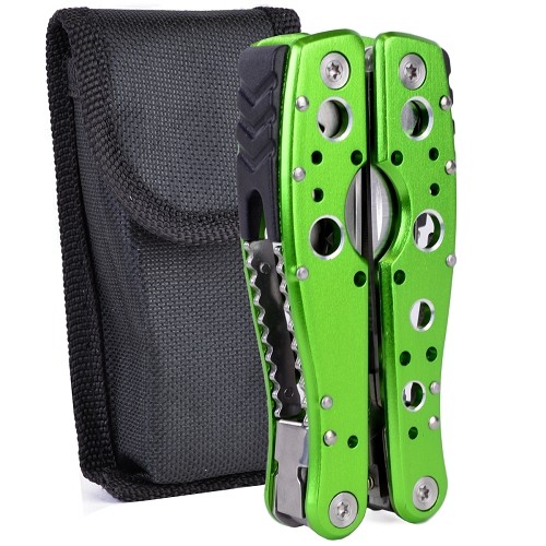 Jakemy JM-PJ1003 9-in-1 Multi-Tool Folding Pliers w/Knife