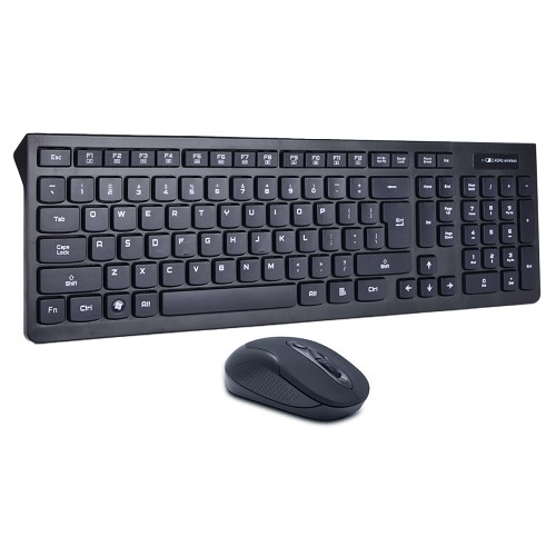 iMicro KB-IMW103 104-Key Wireless Multimedia Keyboard & Optical Mouse Kit (Black)