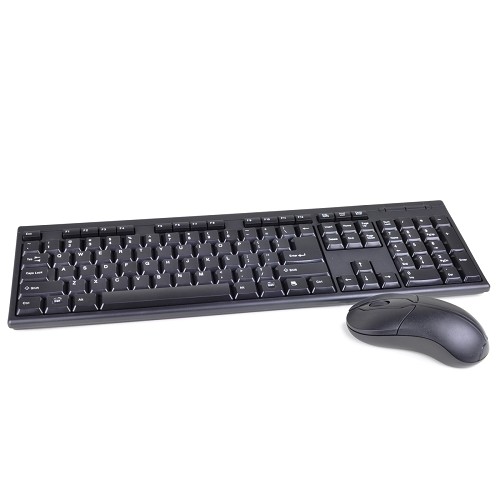 104-Key USB Wired Keyboard & Optical Mouse Combo (Black)