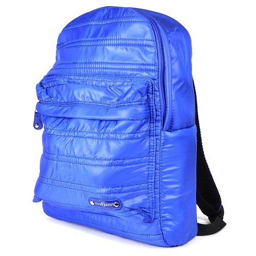 Grace Phonics Life N Soul Nylon Padded Backpack - Fits up to 14" (Blue)