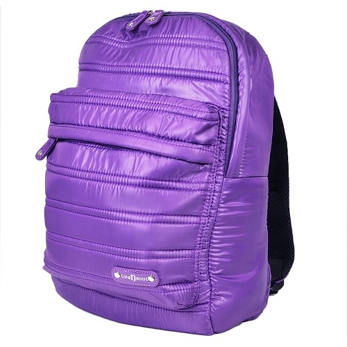 Grace Phonics Life N Soul Nylon Padded Backpack  - Fits up to 14" (Purple)