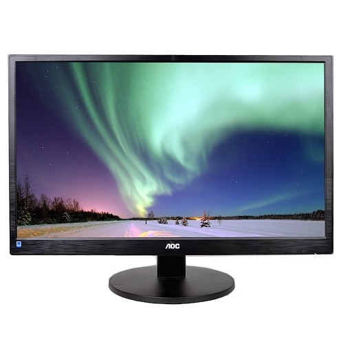 23.6" AOC M2470SWH HDMI/VGA/DisplayPort 1080p Widescreen LED LCD Monitor w/Speakers (Black)