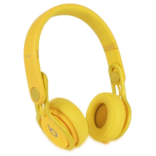 Beats by Dr. Dre Mixr Over-The-Ear High Definition Performance Stereo Headphones w/Inline Remote & Mic (Candy Yellow)