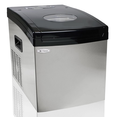Maxi-Matic Mr. Freeze MIM-5802 Portable Ice Maker w/Ice Scoop (Stainless Steel)