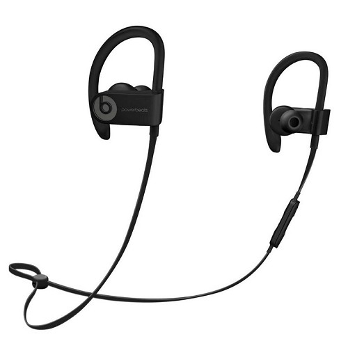 Beats By Dr. Dre Powerbeats3 Wireless Bluetooth In-Ear Stereo Headphones w/Inline Remote/Microphone & Case (Black) - B