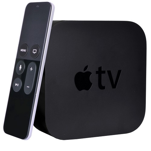 Apple TV (4th Generation) 64GB 1080p HD Multimedia Set-Top Box w/Siri Remote (Black) - B
