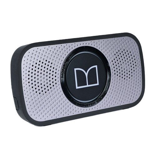 Monster Superstar Portable High Definition Bluetooth Rechargeable Speaker w/3.5mm Input (Black/Silver)
