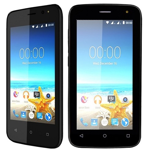 Maxwest Nitro 4 4G 4" Touch Quad-Core 1.2GHz 512MB 4GB Unlocked Quad Band GSM Dual-SIM Smartphone Android 5.1 (Black)