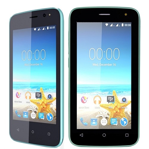Maxwest Nitro 4 4G 4" Touch Quad-Core 1.2GHz 512MB 4GB Unlocked Quad Band GSM Dual-SIM Smartphone Android 5.1 (Blue)