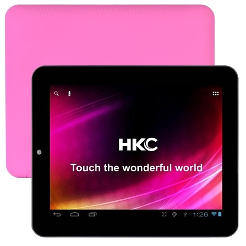 HKC P886A Dual-Core 1.5GHz 1GB 8GB 8" HD Capacitive Touchscreen Tablet Android 4.1 w/Front-Facing Camera (Pink)