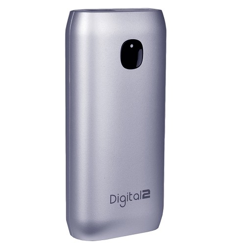 Digital2 DP-4400F-MS Portable Battery PRO 4400mAh Power Bank (Metallic Silver) - B