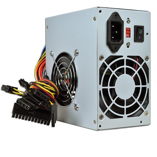 Logisys 480W 20+4-pin Dual-Fan ATX Power Supply w/SATA