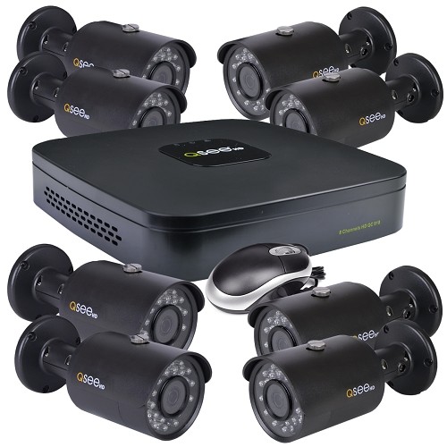Q-See QC918-8AX-2 8-Channel Network DVR Surveillance Kit w/2TB Hard Drive & 8 IP66 1080p Cameras