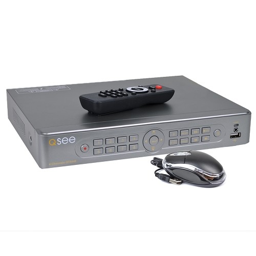 Q-See QT5440 4-Channel 500GB Network Digital Video Recorder w/Remote Access