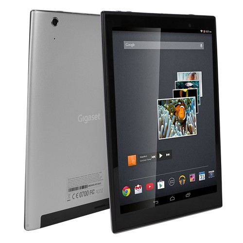 Gigaset QV830 Quad-Core 1.2GHz 1GB 8GB 8" Capacitive Touchscreen Tablet Android 4.2 w/Cams & BT (Silver)