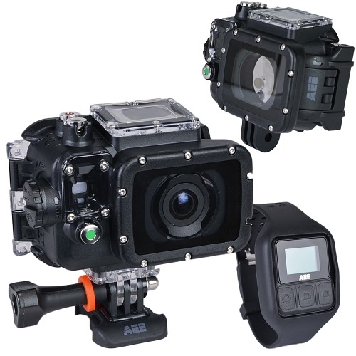 AEE S71T Plus 4K Action Camera Kit w/16MP Photo Capture