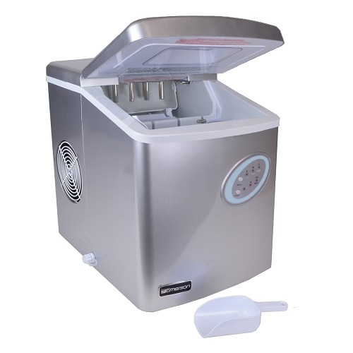 Emerson IM90T Portable Ice Maker (Silver) - Color Retail Box