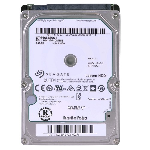Seagate SpinPoint M8 640GB SATA/300 5400RPM 8MB 2.5" Hard Drive