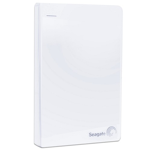 Seagate Backup Plus Slim Portable 1 Terabyte (1TB) SuperSpeed USB 3.0 2.5" External Hard Drive (White)