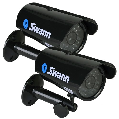 Swann SWADS-150RD2-RS Indoor/Outdoor Security Camera & Dummy Camera Kit w/30' Night Vision