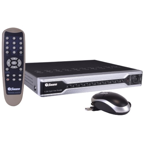 Swann DVR4-1300 4-Channel 500GB DVR Home Security System w/Smartphone Remote Access