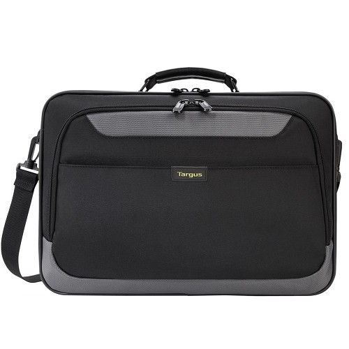 Targus TCG058 CityGear II Clamshell Polyester Laptop Case w/DOME Shock Dispersion - Fits 15.6" (Black/Gray)