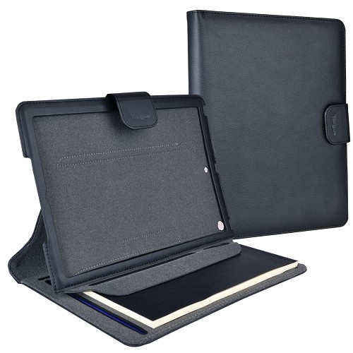 Targus THZ187US Notepad Faux Leather Folio For iPad Air (Black)