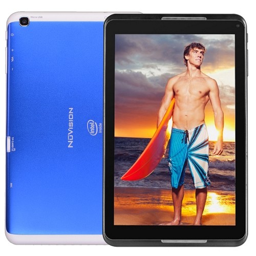 NuVision TM800A520L Atom Z3735G Quad-Core 1.33GHz 1GB 32GB 8" Capacitive IPS Tablet Android 4.4 w/Cams & BT (Blue)