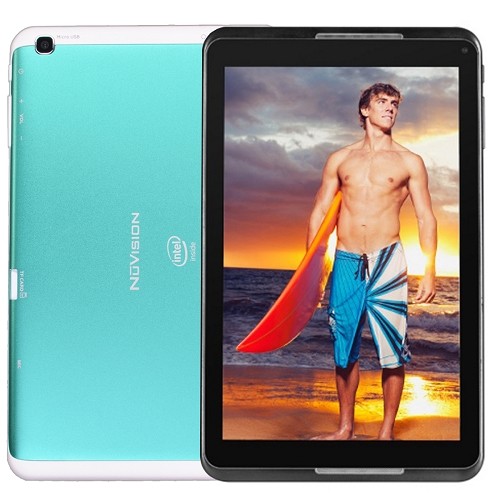 NuVision TM800A510L Atom Z3735G Quad-Core 1.33GHz 1GB 16GB 8" Capacitive IPS Tablet Android 4.4 w/Dual Cameras (Teal)