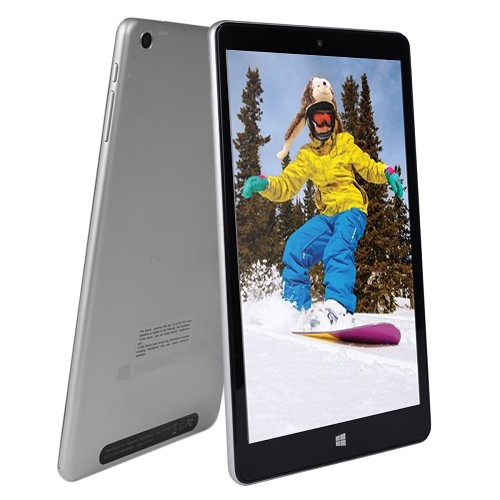 NuVision TM800W560L Atom Z3735F Quad-Core 1.33GHz 2GB 32GB 8" 1920x1200 Capacitive IPS Tablet W10H w/Cams & BT (Silver)