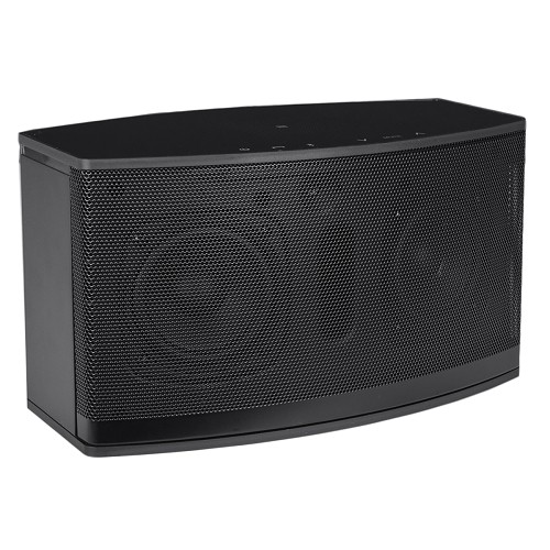 Blackweb Tsunami Bluetooth Wireless 2-Channel High-Definition Speaker w/3.5mm Auxiliary Jack & Touch Controls (Black)