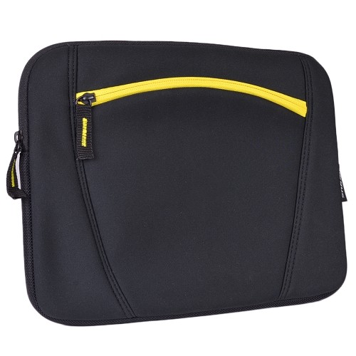 Targus TSS125USX-01 Water-Resistant Neoprene Slipskin Notebook Case - Fits 12" Laptops or Netbooks (Black/Yellow)