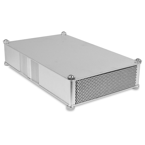 3.5" USB 2.0 External SATA HDD Aluminum Enclosure (Silver) Supports up to 4TB!