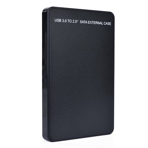 2.5" SuperSpeed USB 3.0 External SATA HDD Enclosure (Black) - Supports up to 4TB!