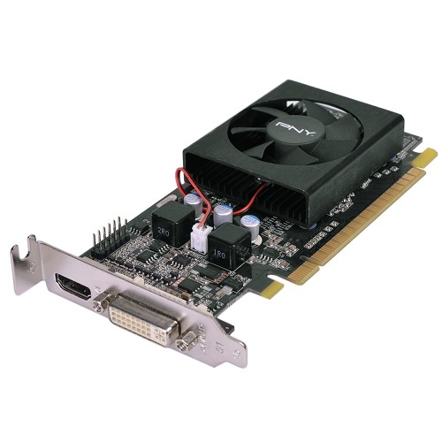 PNY GeForce GT 610 1GB DDR3 PCI Express (PCIe) DVI Low Profile Video Card w/HDMI