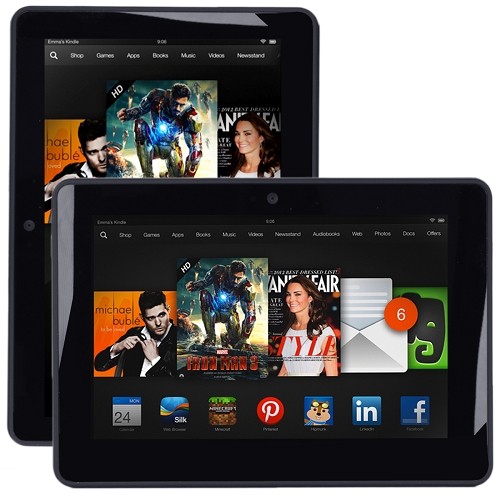 Amazon Kindle Fire HD 16GB 7" Touchscreen Tablet Fire OS (1st Generation) w/Camera