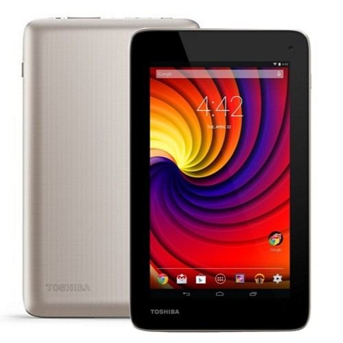 Toshiba Excite Go Atom Z3735G Quad-Core 1.33GHz 1GB 8GB 7" Capacitive Touchscreen Tablet Android 4.4 w/Cam & BT (Gold)-B