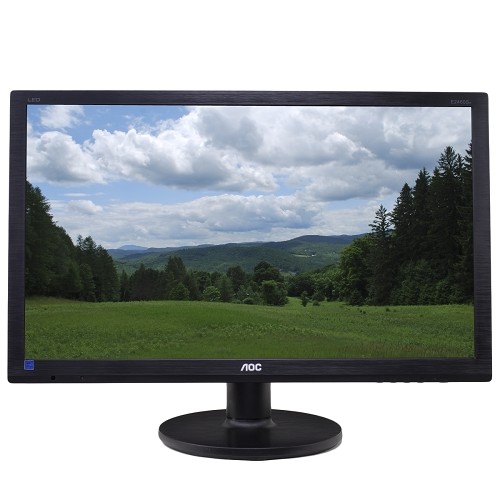 24" AOC E2460SD DVI/VGA 1080p Widescreen Slim LED LCD Monitor w/HDCP Support (Black)
