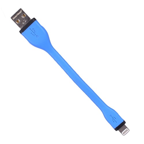 5" GearHead LC5000BLU USB to MFI Lightning Data & Power Flexible Cable for iPhone 7/6/5