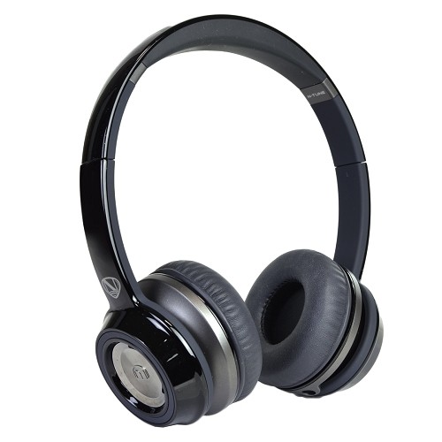 Monster N-Tune High Performance On-Ear Headphones w/Detachable Inline Remote/Mic 3.5mm Cable & Carrying Bag (Black)