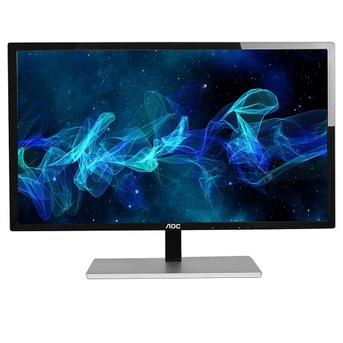 28" AOC Ultra HD 4K U2879VF-B HDMI/DVI/VGA/DisplayPort 3840x2160 Widescreen LED LCD Gaming Monitor (Black/Silver)