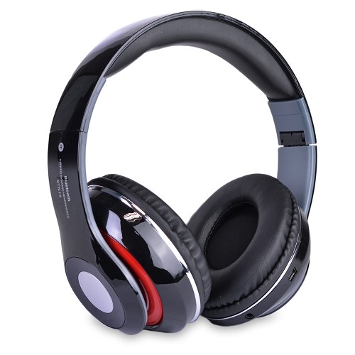 Bluetooth Wireless Foldable On-Ear Headphones w/Integrated Microphone