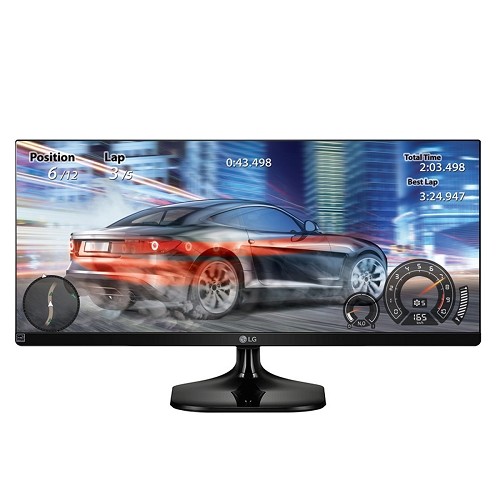 25" LG 25UM58-P Dual HDMI 2560x1080 UltraWide 21:9 LED IPS LCD Monitor w/4-Screen Split for Multitasking - B