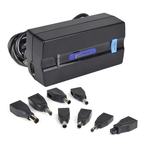 Targus APA10US-20 Mobile 65W Universal Notebook AC Adapter w/8 Power Tips for HP