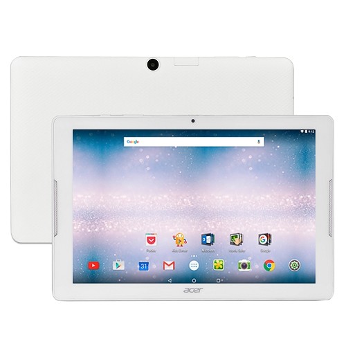 Acer Iconia One 10 Quad-Core 1.3GHz 1GB 16GB  10.1" 1280x800 Multi-Touch IPS Tablet Android 5.1 w/Cams & BT (White)
