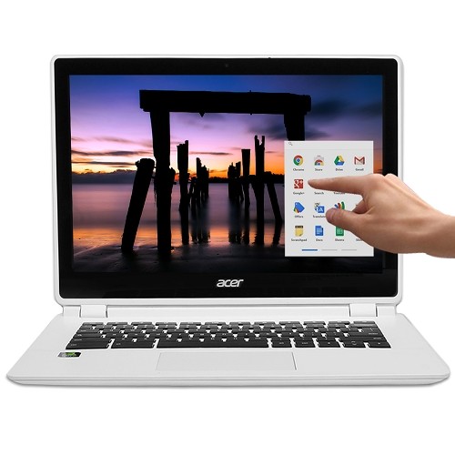 Acer CB5-311P-T9AB Touchscreen Tegra K1 CD570M-A1 Quad-Core 2.1GHz 4GB 16GB 13.3" Chromebook Chrome OS w/Cam (White) - B