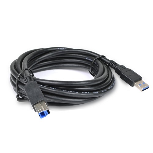 10' @.com DCD13088 SuperSpeed USB 3.0 Type A (M) to USB 3.0 B (M) Cable (Black)