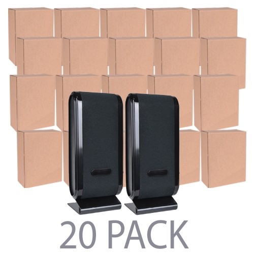 (20-Pack) @.com DCD14224 Computer Stereo Speakers w/USB & 3.5mm Plug (Black)